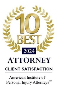 10 Best 2024 | Attorney | Client Satisfaction | American Institute of Personal Injury Attorneys™